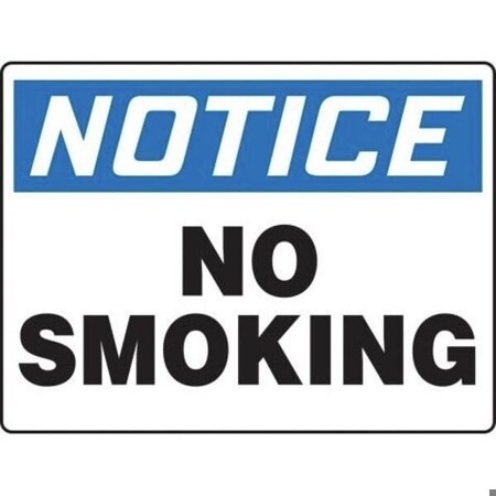 Accuform OSHA NOTICE SMOKING CONTROL SIGN NO MSMK818XT MSMK818XT